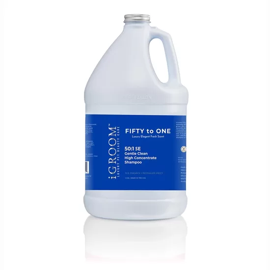 iGroom FIFTY TO ONE (50:1 SE) Gentle Clean High Concentrate Pet Shampoo, 3.78L